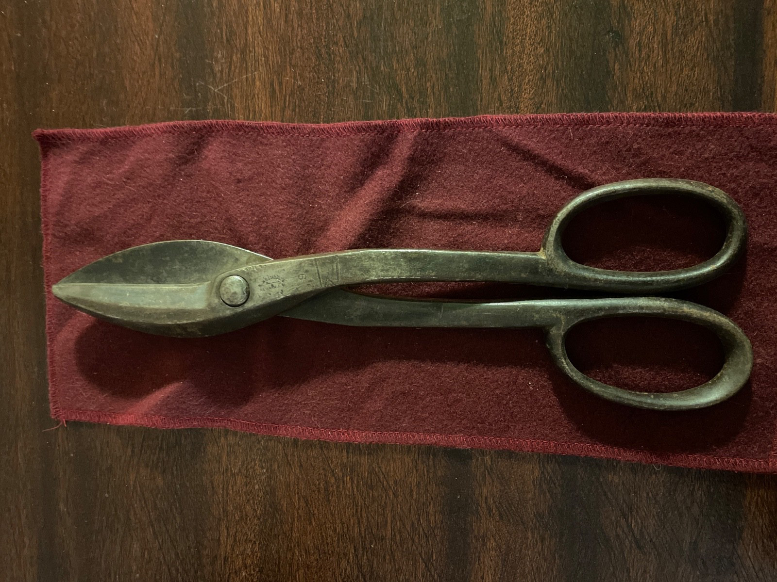 Vintage Wiss-9 Inlaid Tin Snips