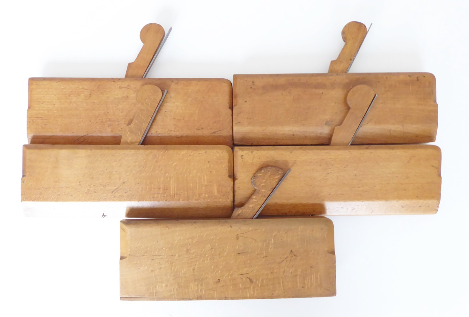 5 Bewley of Leeds Moulding Planes, inc. Round & Hollow and Beading