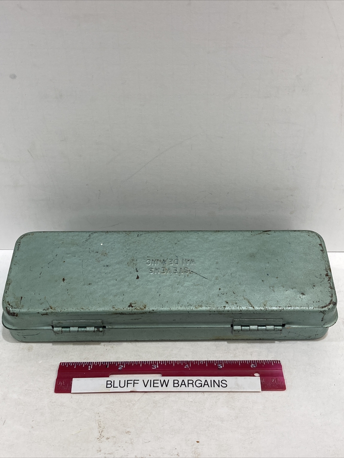 Vintage Stevens Walden Socket Set (BOX ONLY ) light green