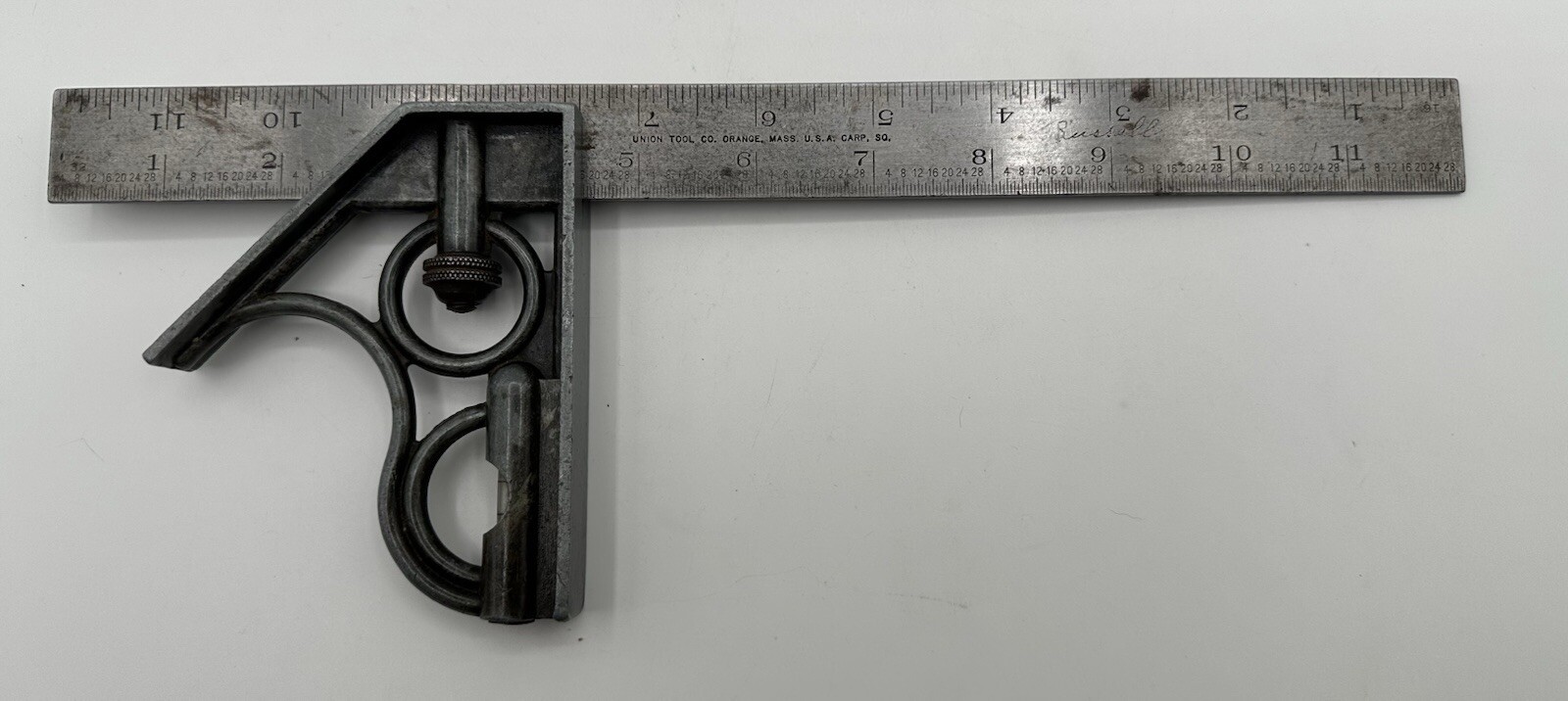 Vintage Union Tool Co 12” Combination Square With Scribe USA
