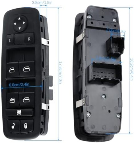 Power Window Door Master Control Switch | Front Driver Side | 3+0 Pins | Comp…