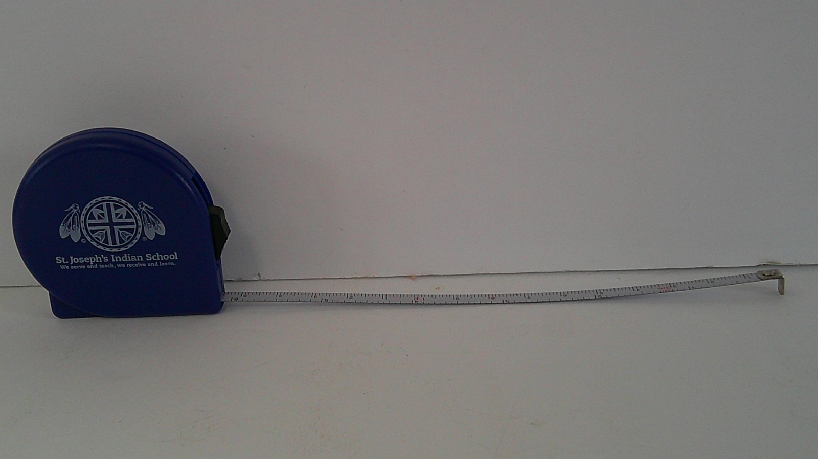 St. Joseph’s Indian School Blue Pocket Tape Measure