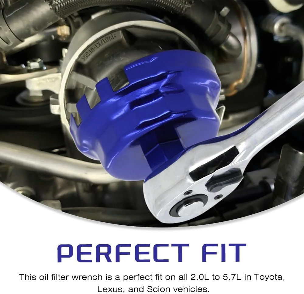 A ABIGAIL Heavy Duty Oil Filter Wrench for Toyota Oil Filter Tool Oil Filter Cap