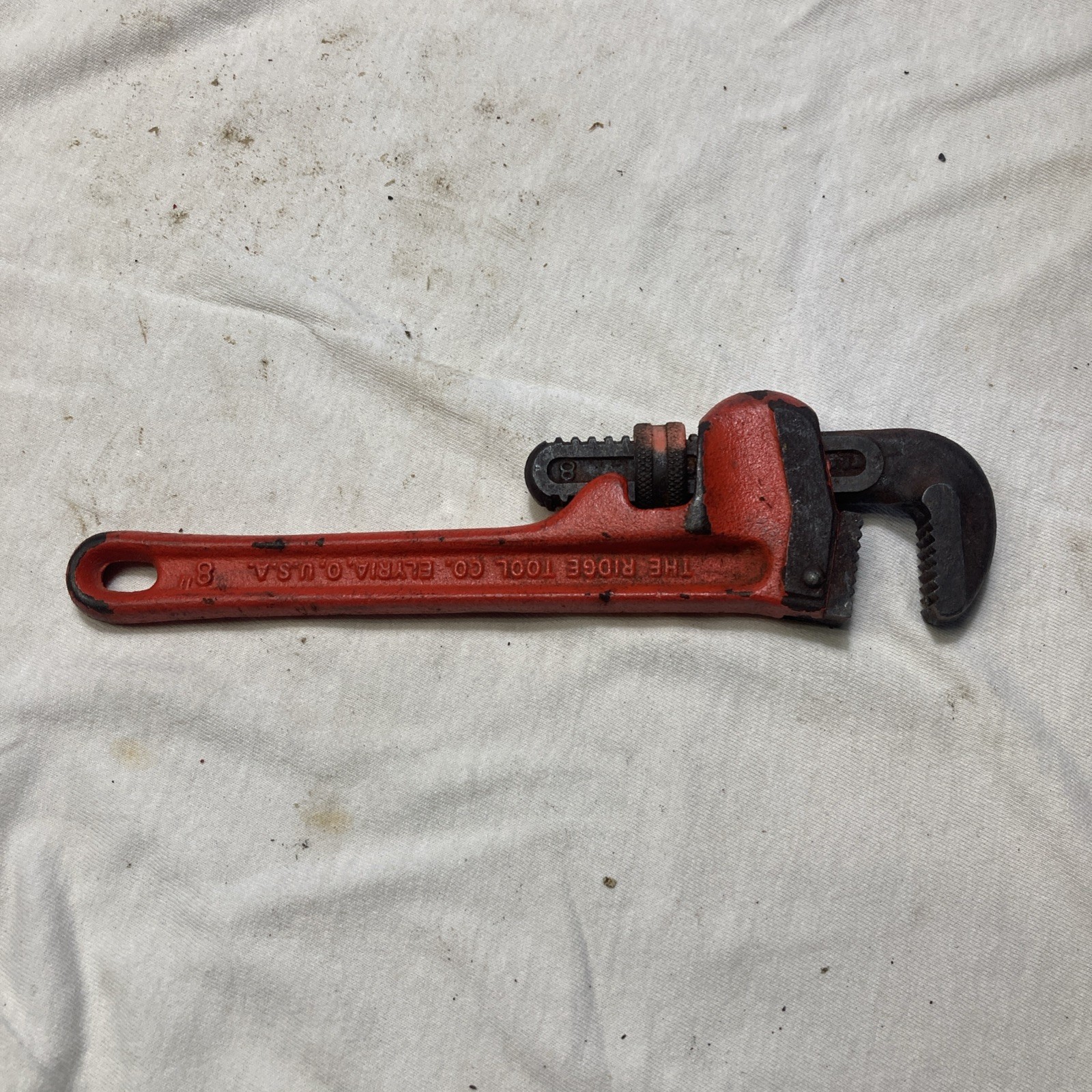 Ridgid 8″-inch Heavy Duty Pipe Wrench Elyria O USA