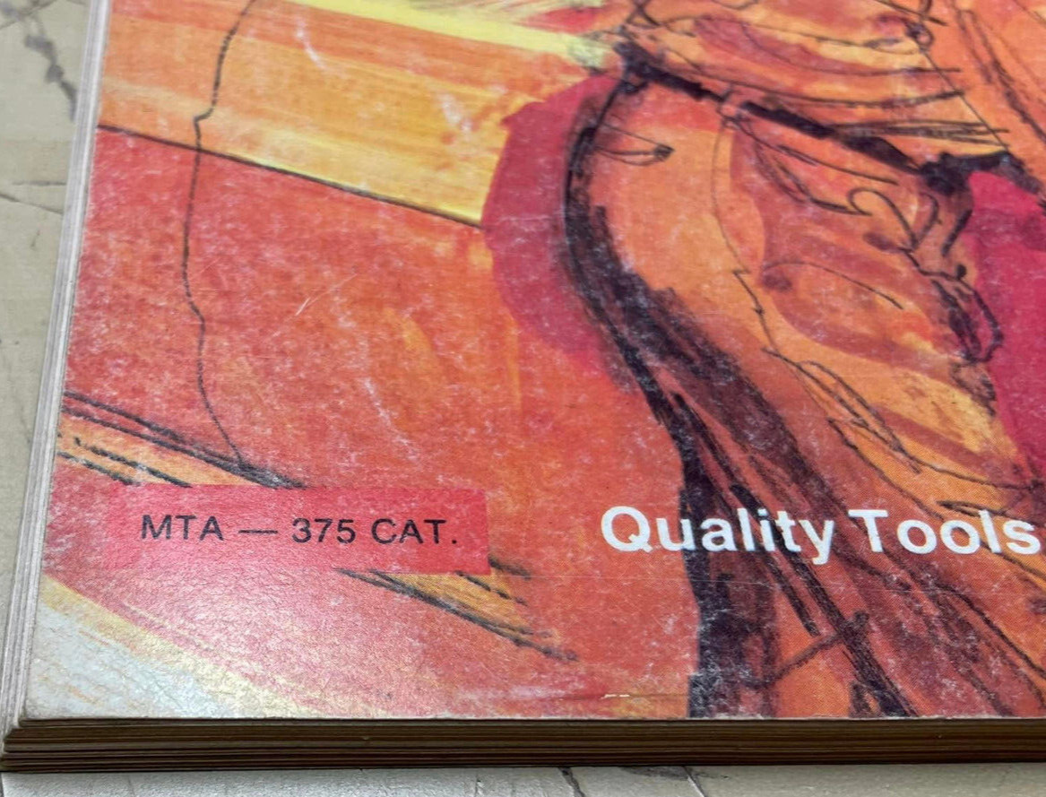 Vintage Original Mac Tools MTA Catalog 375 Dependable Source & 1973 Price List