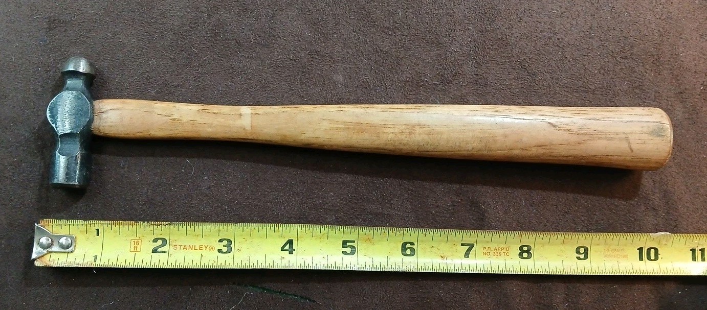 Vintage VAUGHAN 4oz Ball Peen Hammer, Gunsmith, Jewelers.