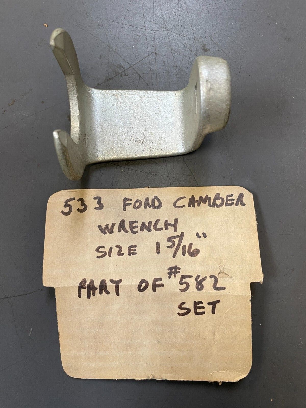 Ford Camber Alignment Wrench 1-5/16″, J H Bender Equipment #533