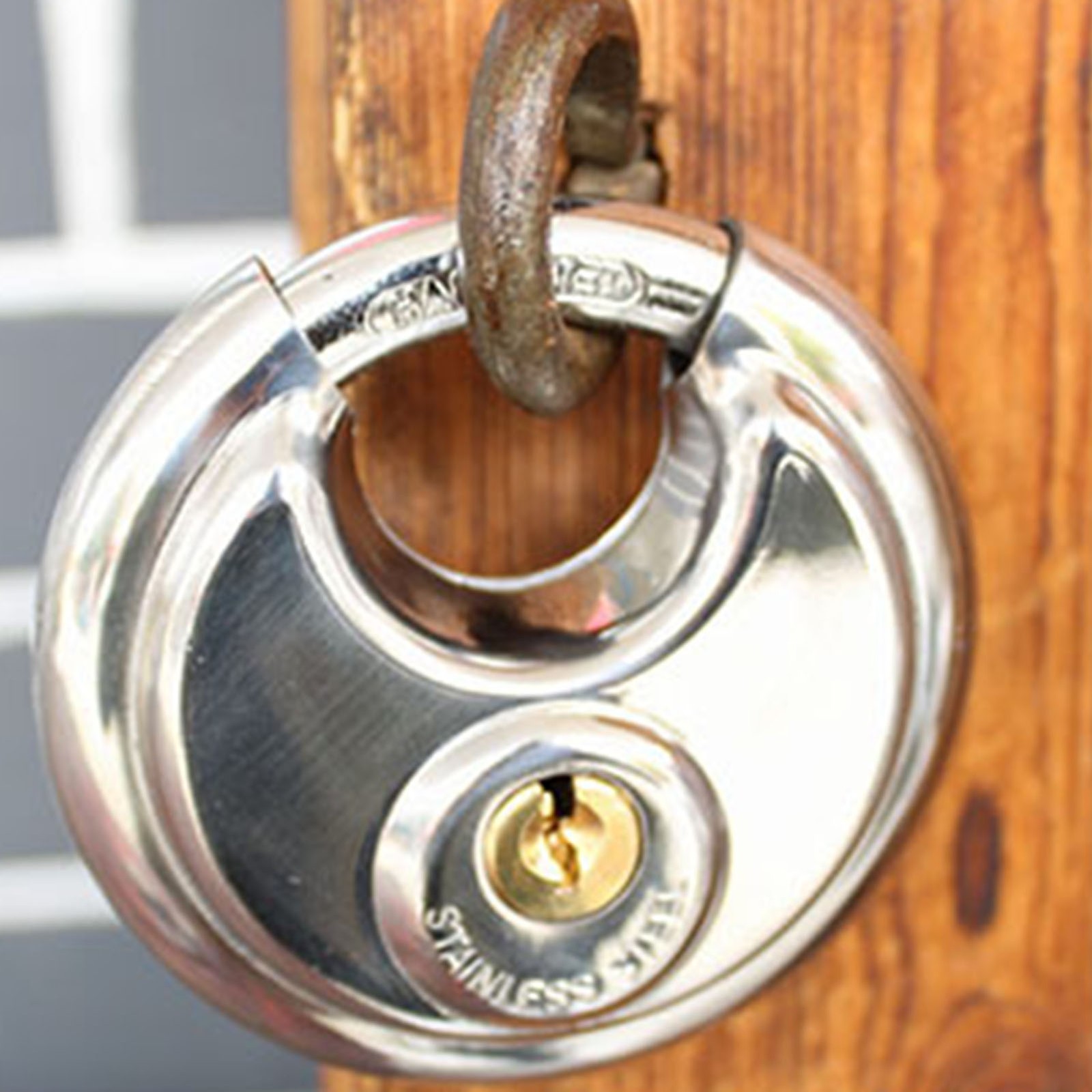 High Accuracy Stainless Steel Discus Lock For Warehouses