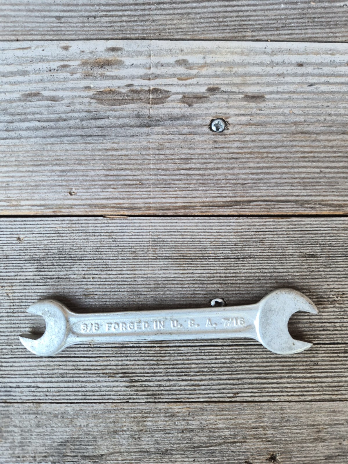 Lot of 4 VTG Forged Select Steel Indestro Double Open End Wrench USA