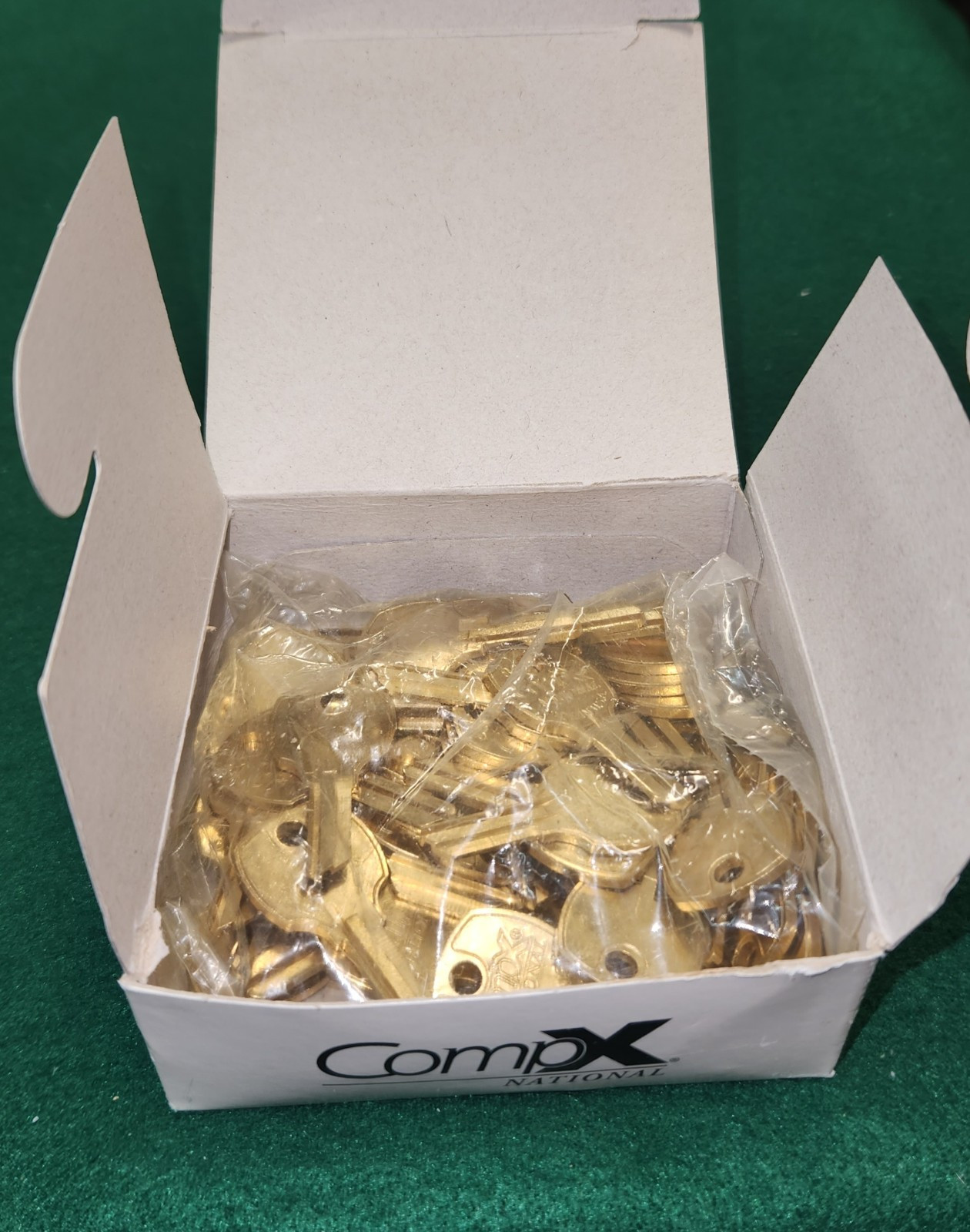 CompX C001A-C783A Cabinet or Desk Replacement National Key Blanks D8785 – 50pcs