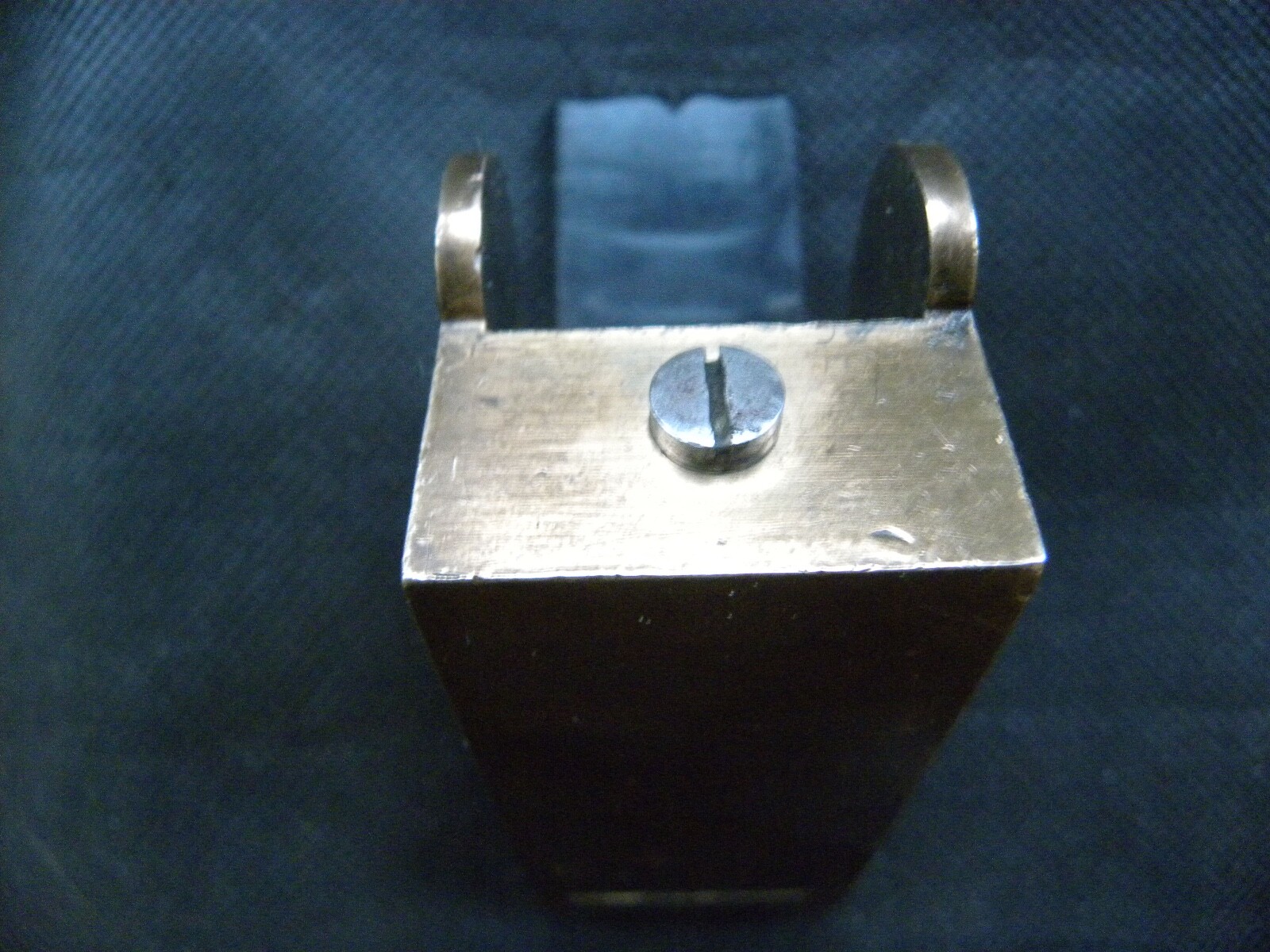 Vintage 1 3/8″ E Preston No 1349 Gunmetal Chariot Plane with Ebony Wedge (102)