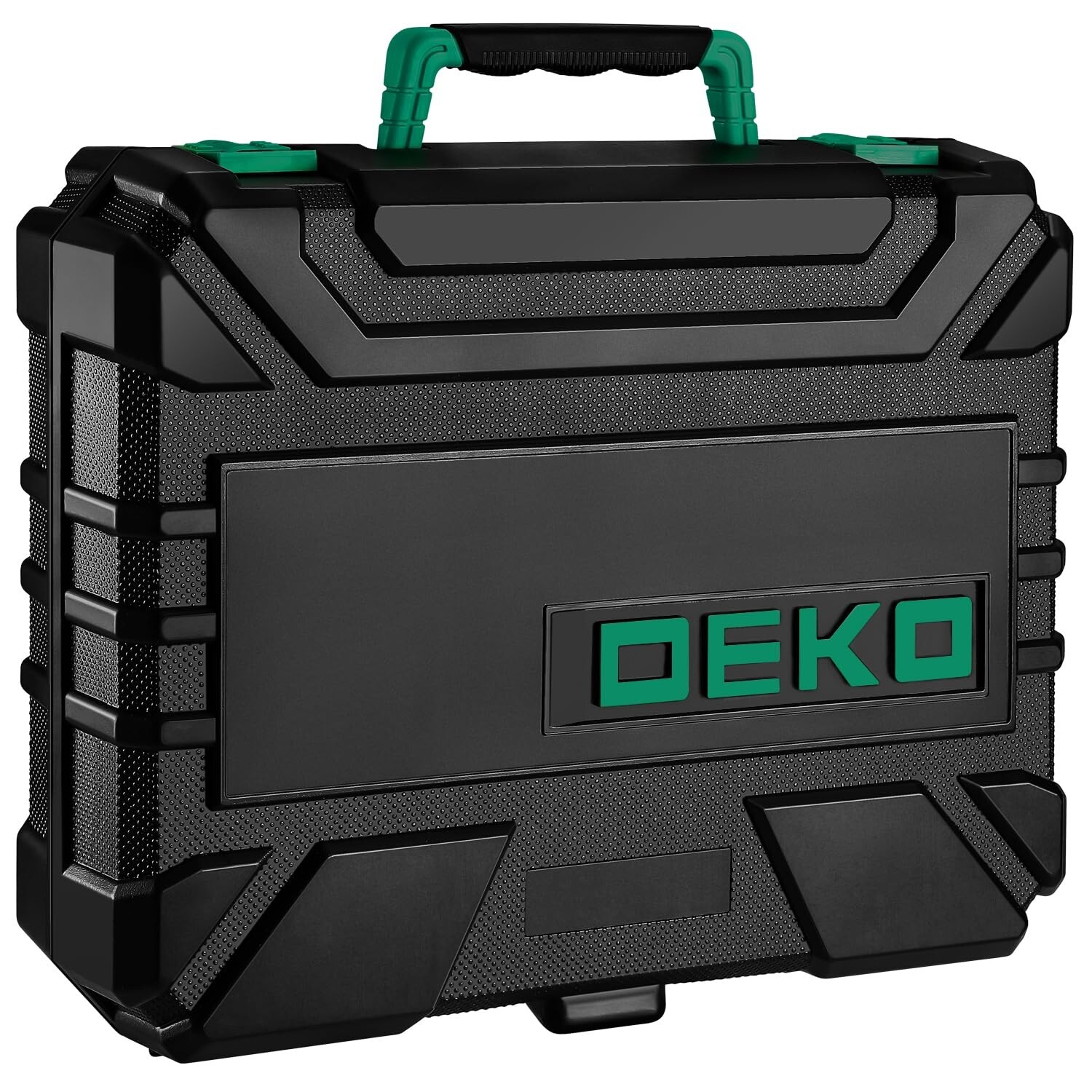 DEKOPRO Drill Set: 8V Green Cordless Drill, Home Tool Kit with 126 … Fast Ship