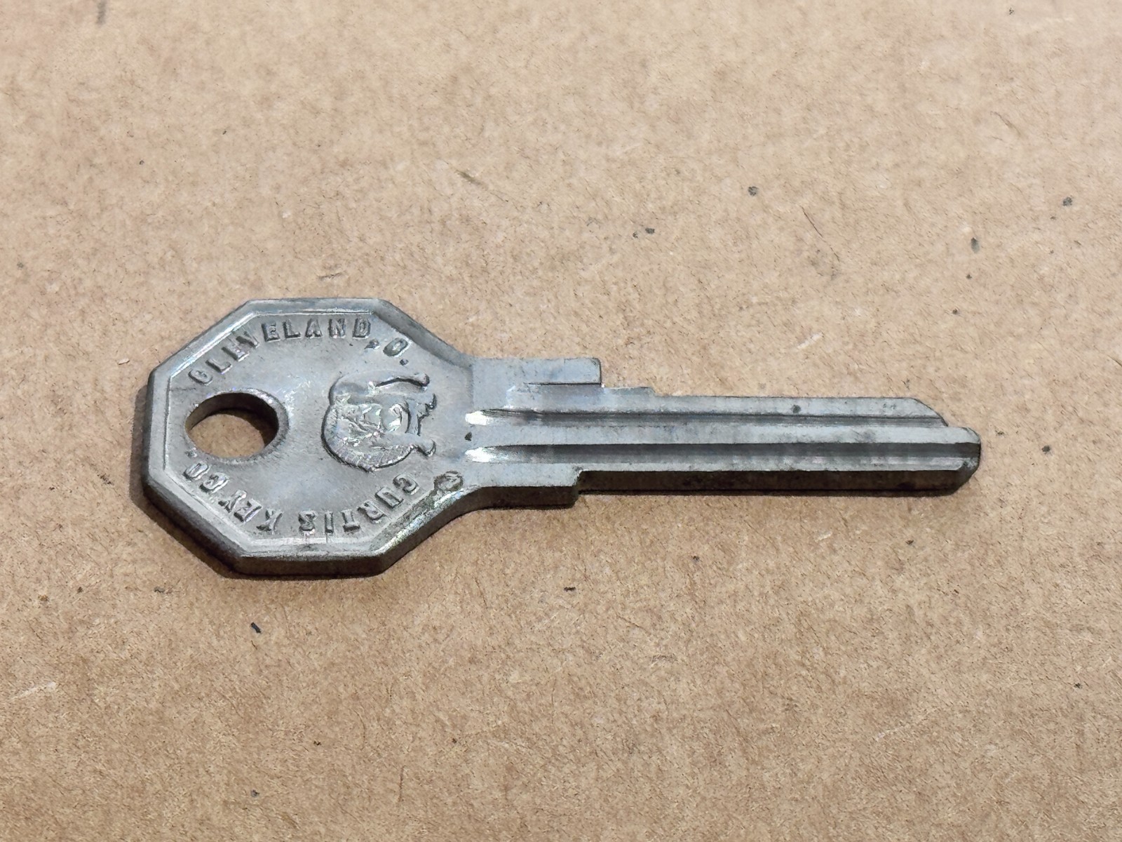 Vintage Curtis Blank Key Y-25 Uncut