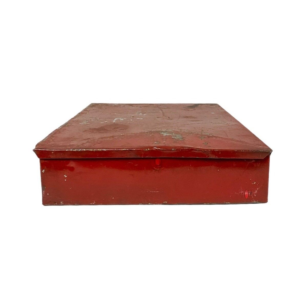Vintage Metal Industrial 20 Compartment Jewelers Storage Case