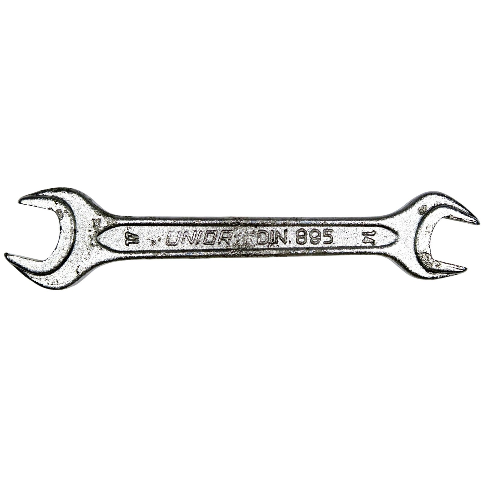UNIOR DIN 895 Wrench – 17 x 14mm, Mercedes-Benz Marked, Vintage German Tool