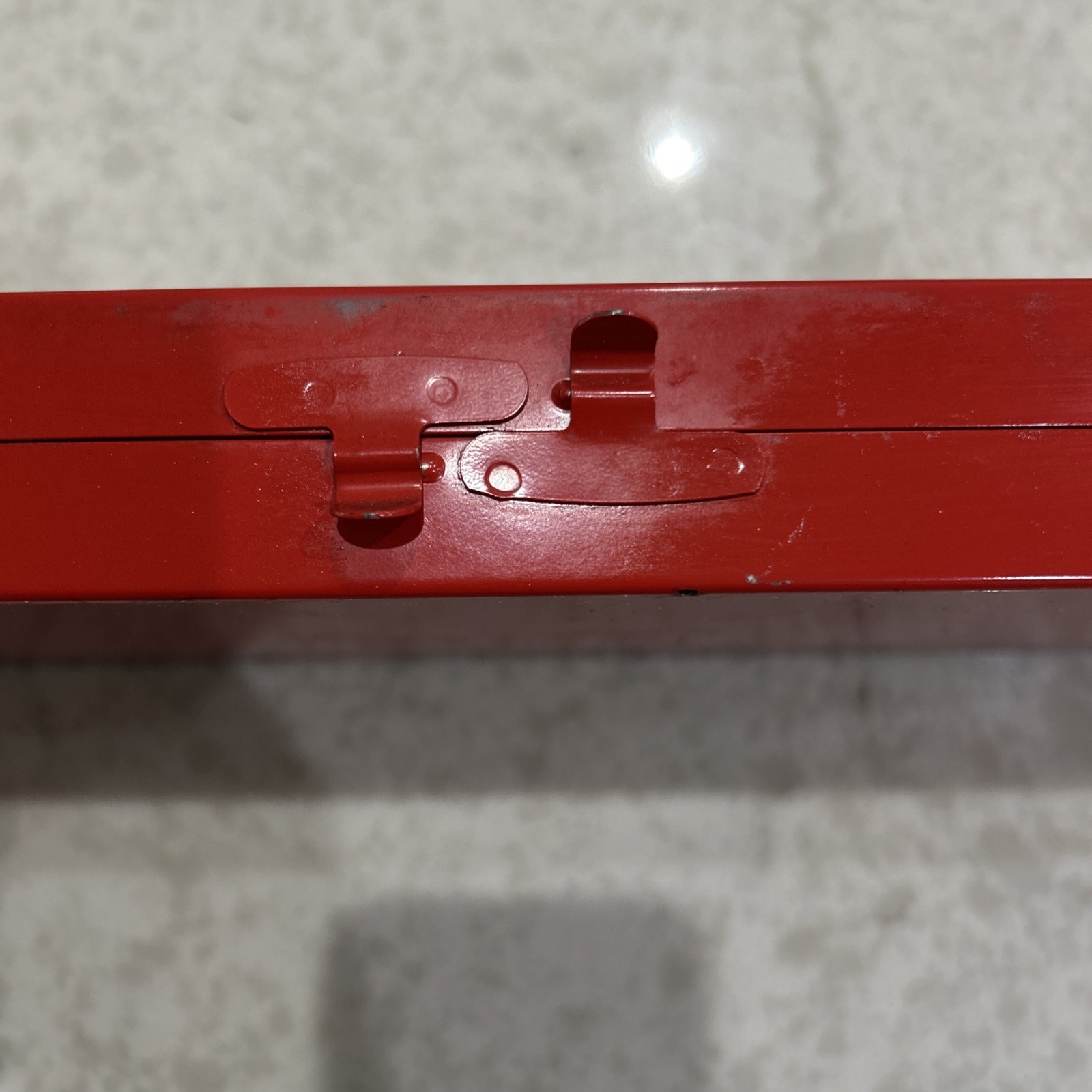 Snap On Tools USA KRA-284B Red Metal Tool Case Box with Plastic Insert Kenosha