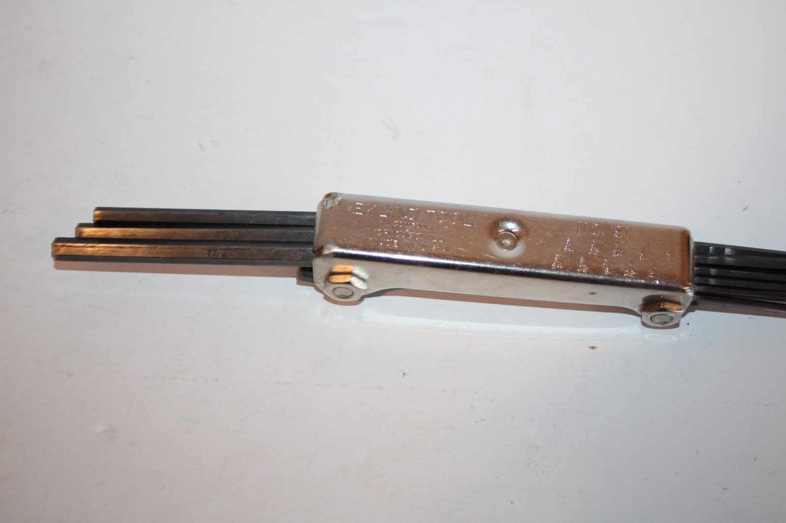 Eklind Folding Allen Wrench Tool Set No 91 Set of 9 Wrenches Vintage