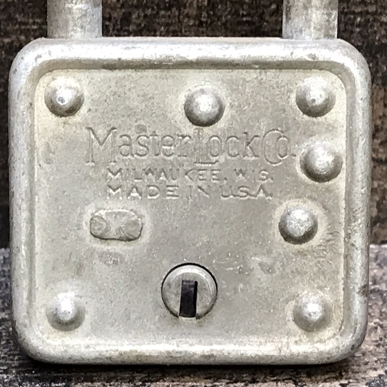 Vintage 1949 Master Lock Co #66 Bicycle Bike Padlock w/Key Made In USA 🇺🇸