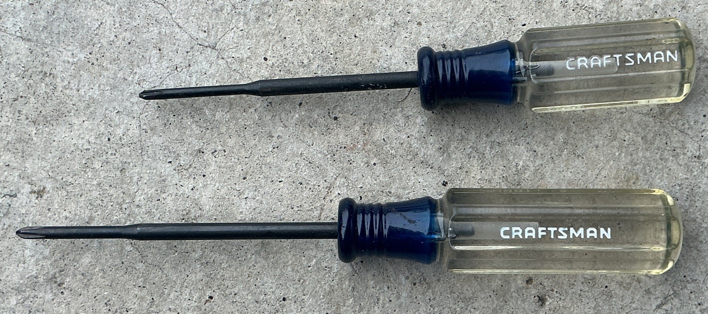 Craftsman Screw Drivers 41060 & 41061 Jewelers