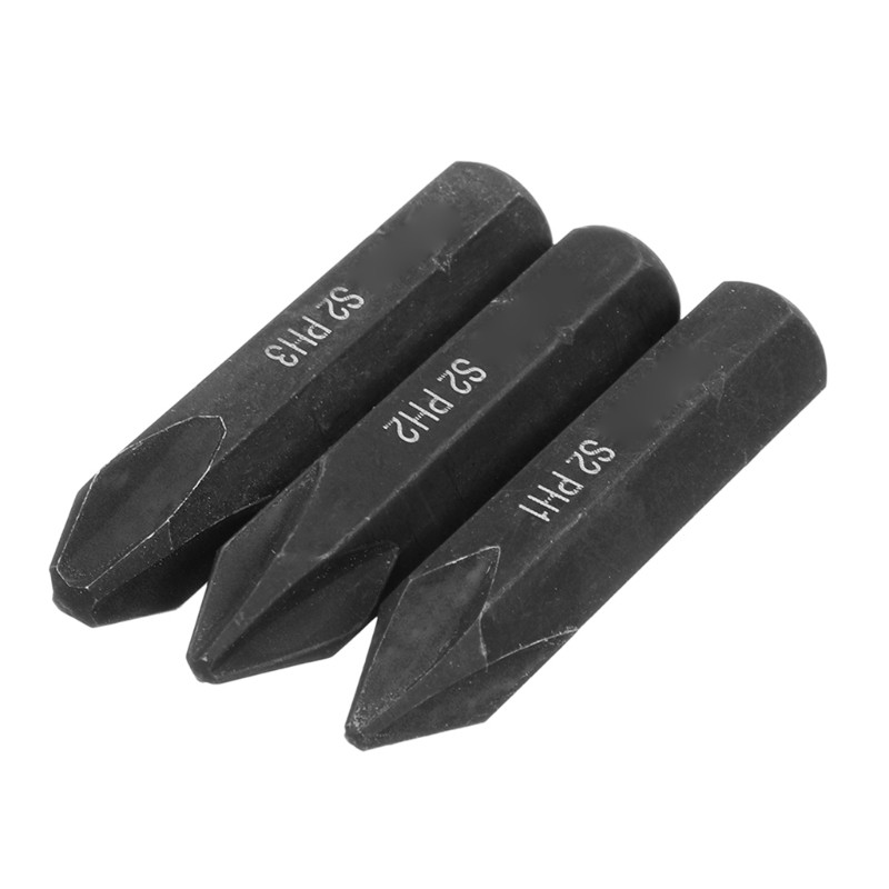 8mm Replaceable Screw Impact Bit S2 Alloy Steel Material High Hardness