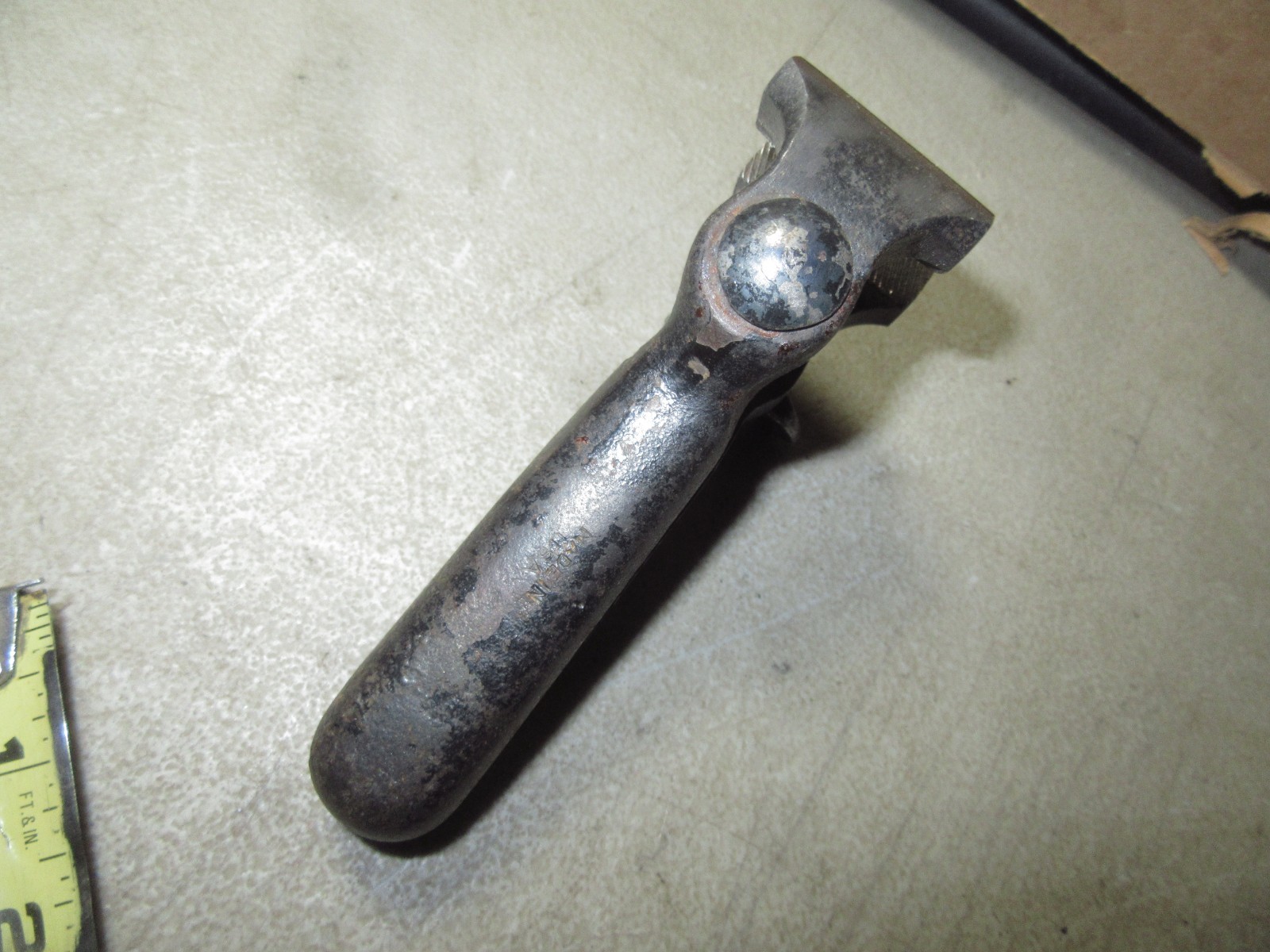 Vintage Millers Falls Co. Spring tension Hand Vise USA Made good user tool