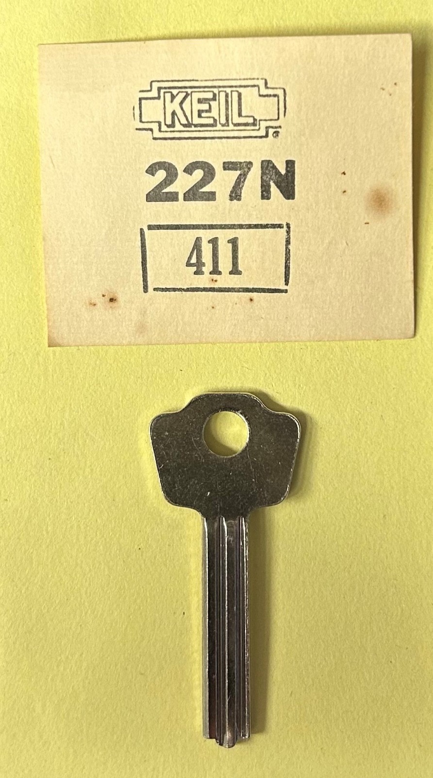 Keil 227N 411 Key Blank uncut (1 Pc)