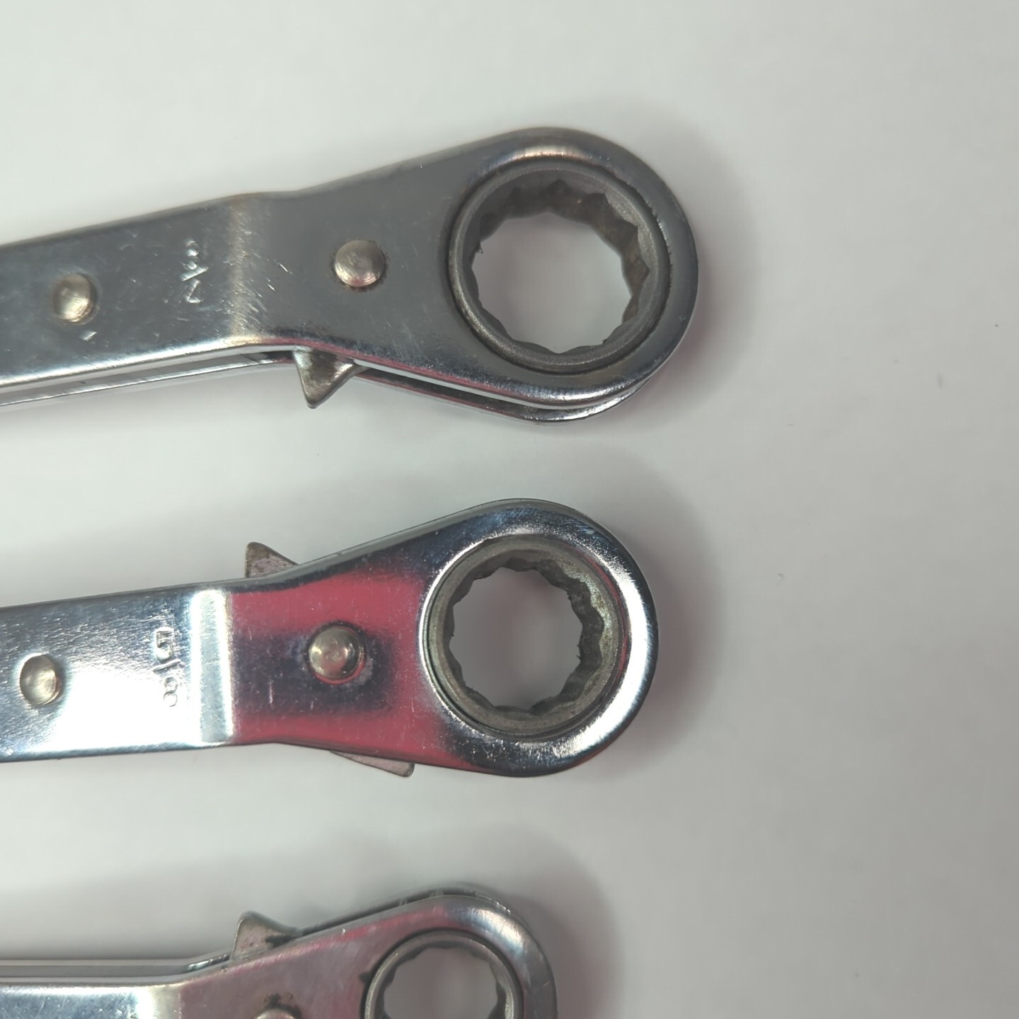 Vintage Allied 4 PC Offset Box End Standard Ratchet Wrench Set – Made in Taiwan