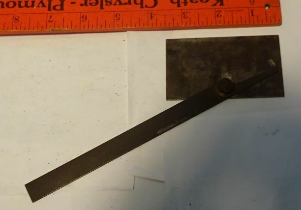 ** Vintage – GENERAL – number 17 – STEEL PROTRACTOR – USA Made **