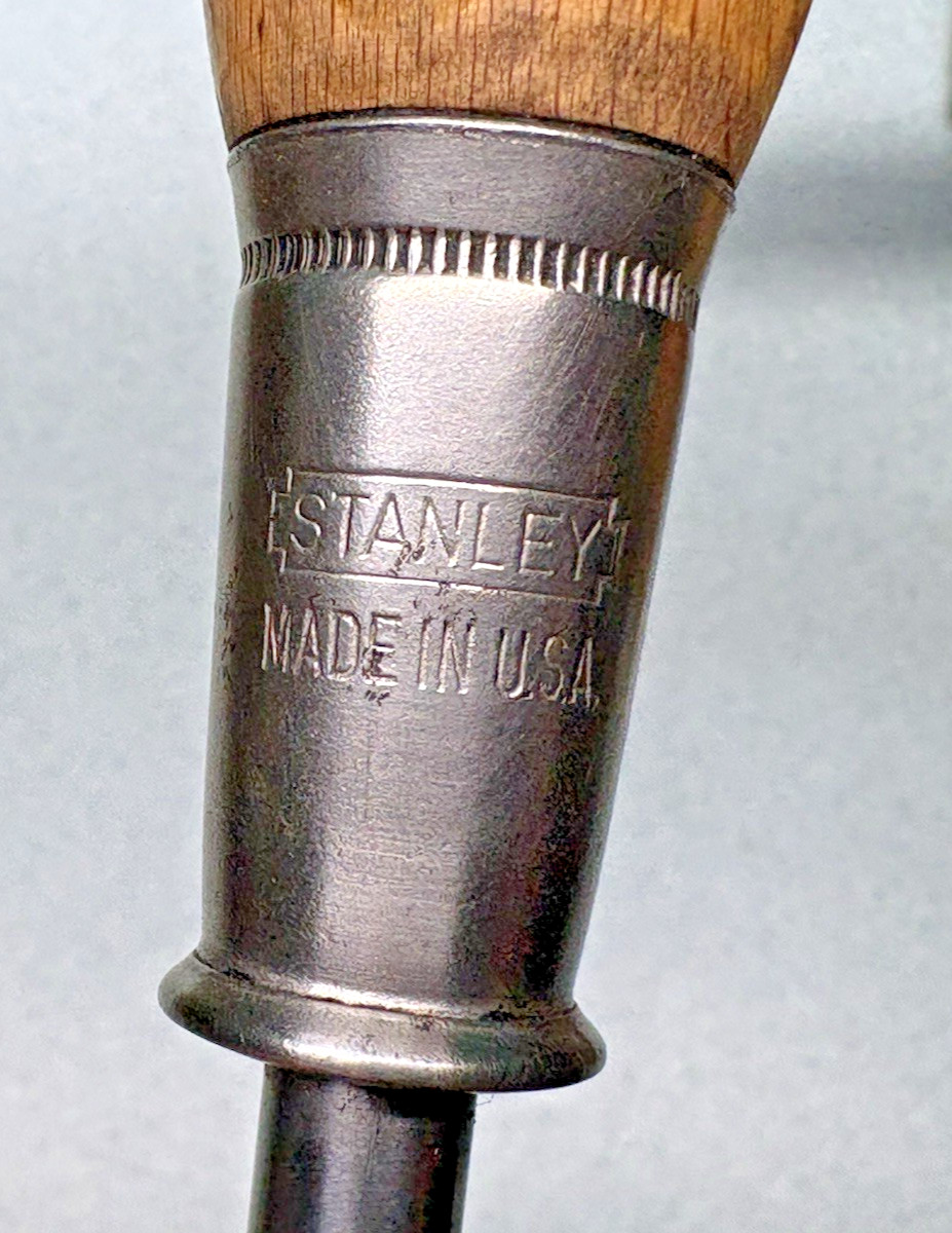 VTG. Stanley Wood Handle Phillips #4 Screwdriver PAT#2046837 USA NOS Large Size