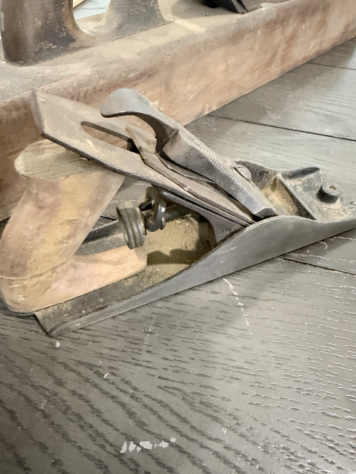 Vintage Woodworking Hand Plane Lot Of 6 Large Wooden Plane, Stanley Block Plane