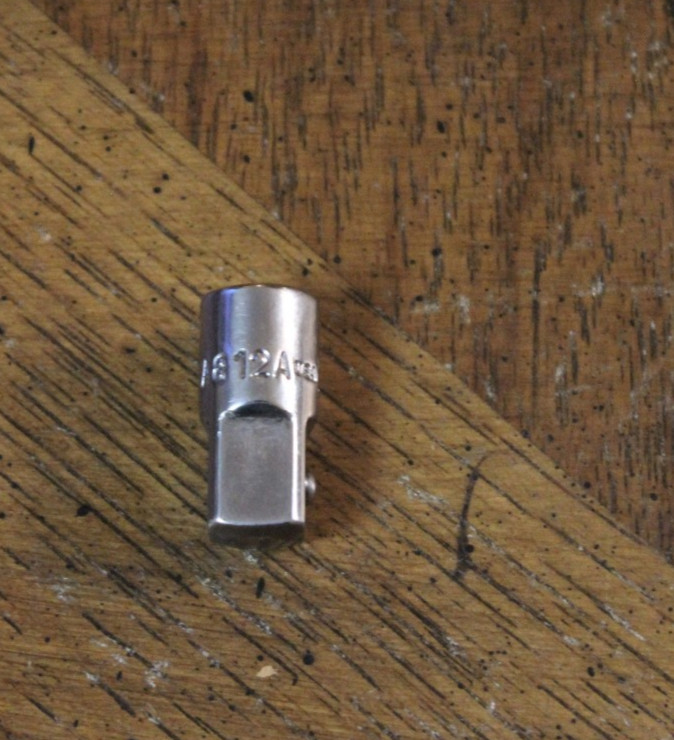 Matco Tools A812A 1/4″ Female to 3/8″ Male Drive Chrome Socket Adapter