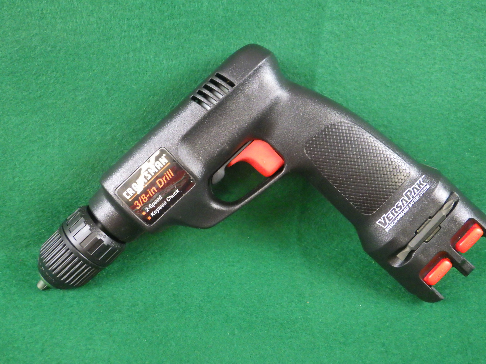 Vintage Craftsman Versapak cordless drill,reciprocating saw,orbital sander kit