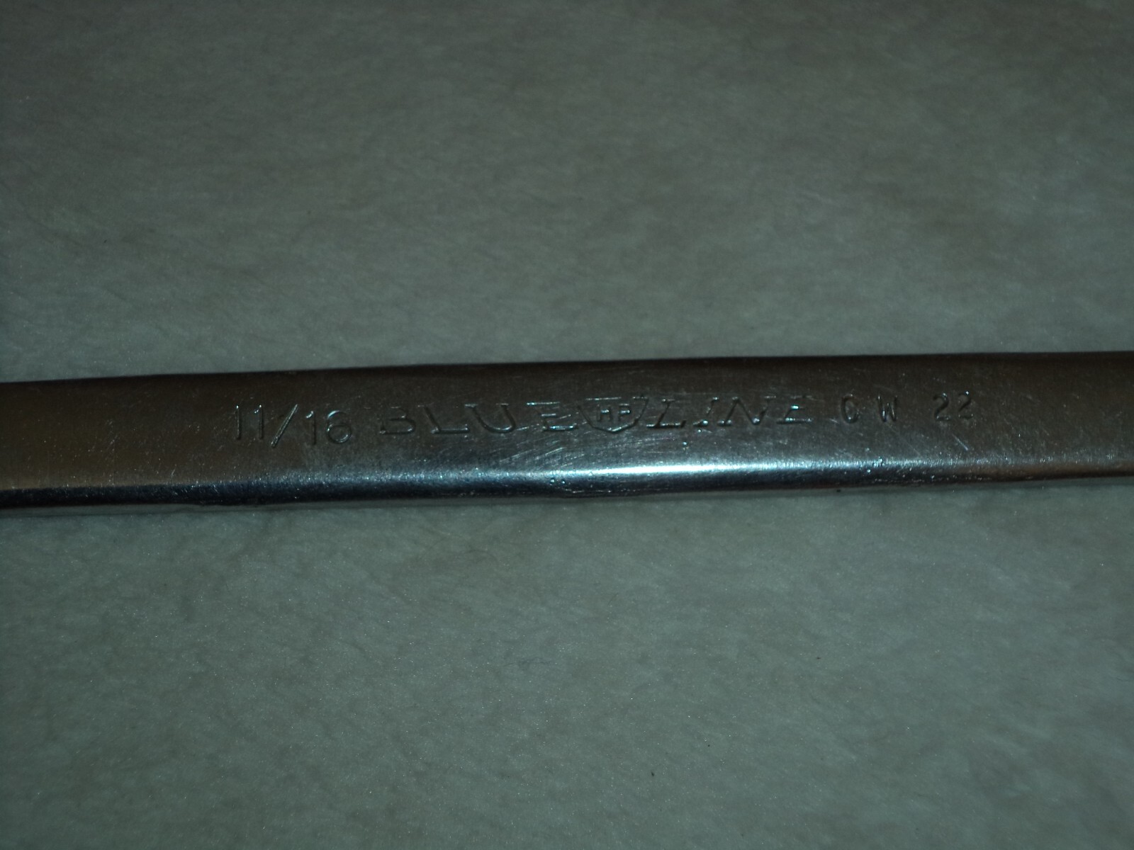 Vintage Blue Line CW22 11/16” 12 Point Combination Wrench! Nice Shape!