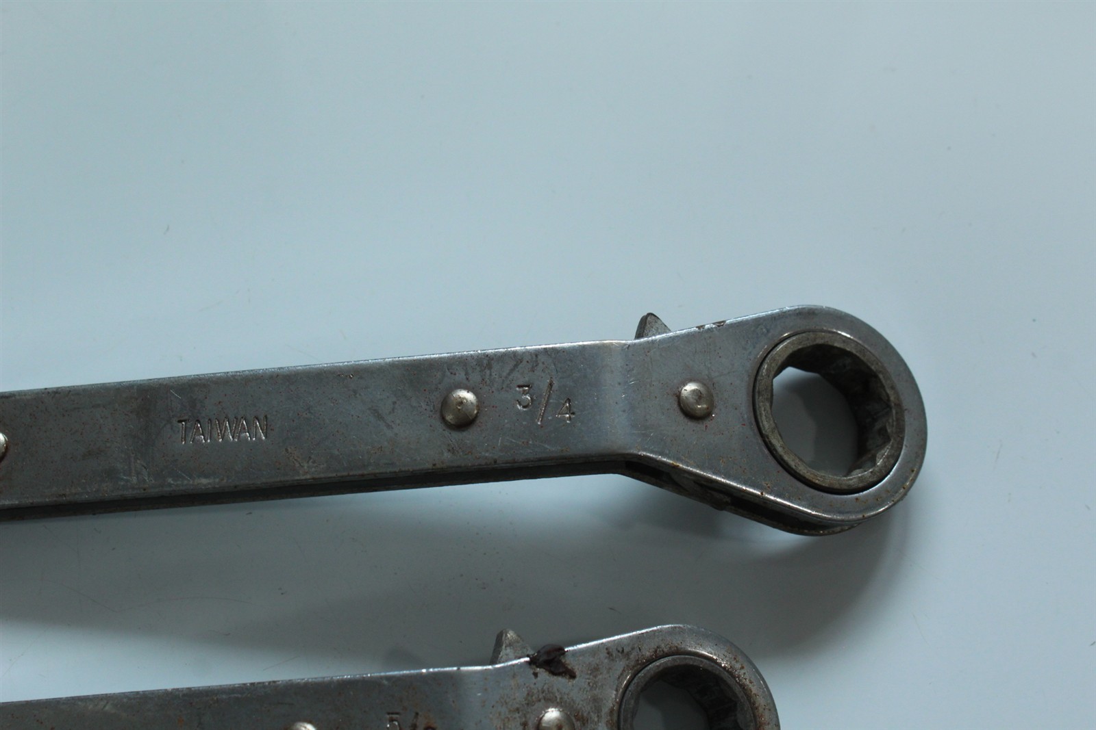 Vintage Offset Ratcheting Box End 4 Piece Wrench Set
