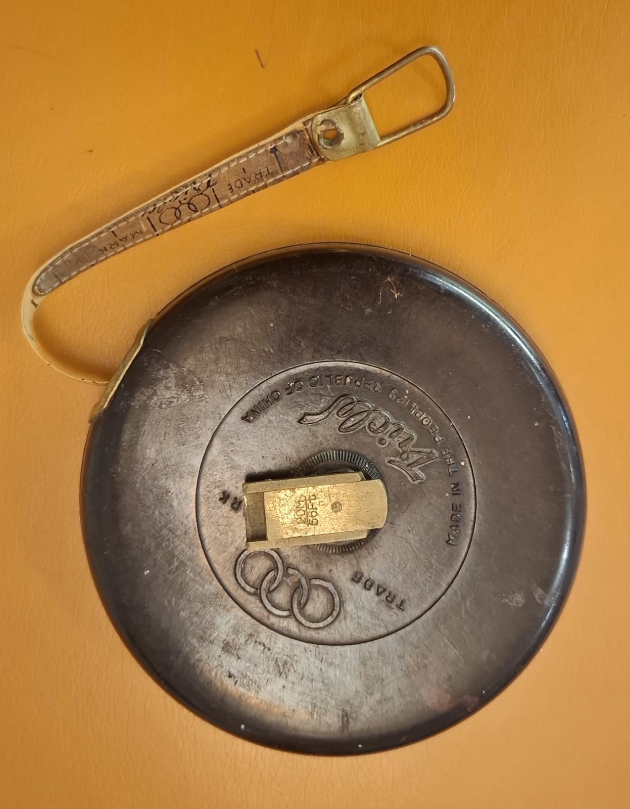 Vintage Bakerlite Measuring Tape 20M 66FT Retractable