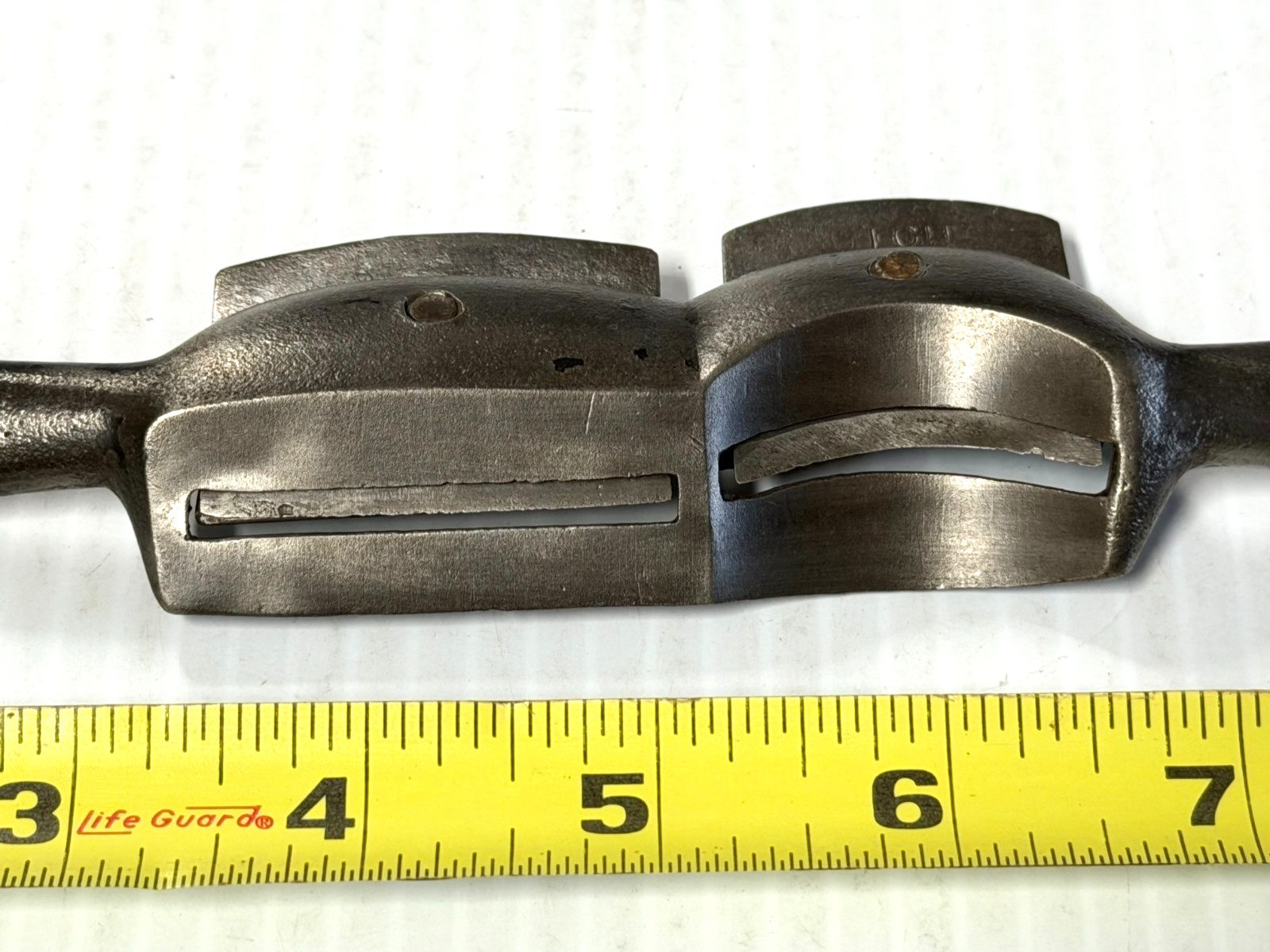 Antique Seymour Smith & Son Spokeshave Double Bladed Cast Iron Woodworking Rare