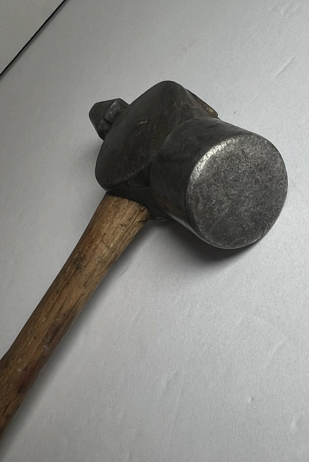 Vintage Heller Bros Ball Peen Hammer 11.5 Inch Horse Logo Made in USA Tool