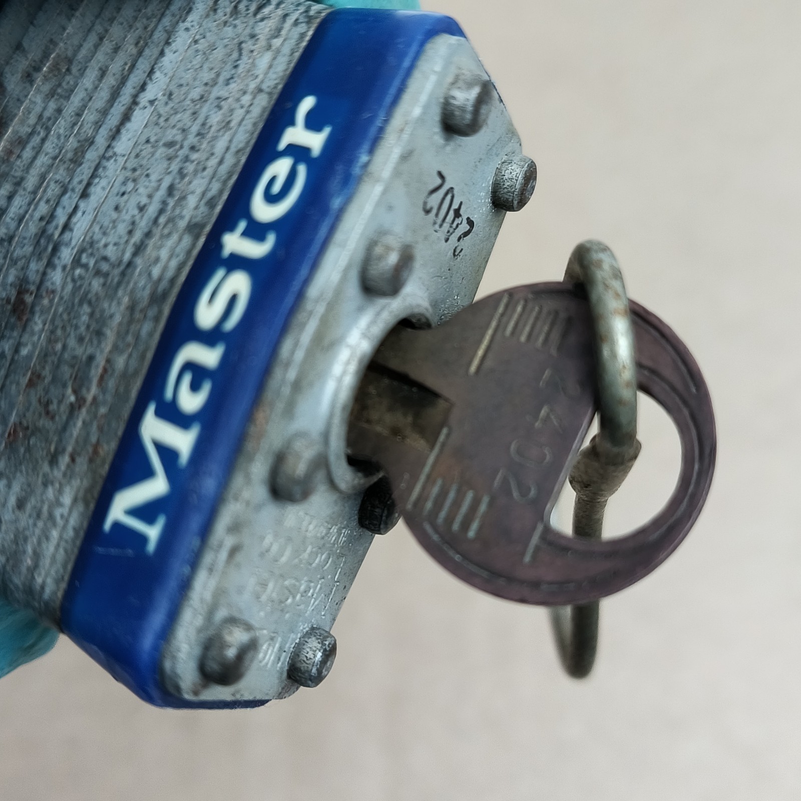 Lot of 3 MASTER LOCK PADLOCK, Vintage MADE in USA 2x no. 3 1x no. 1 with keys
