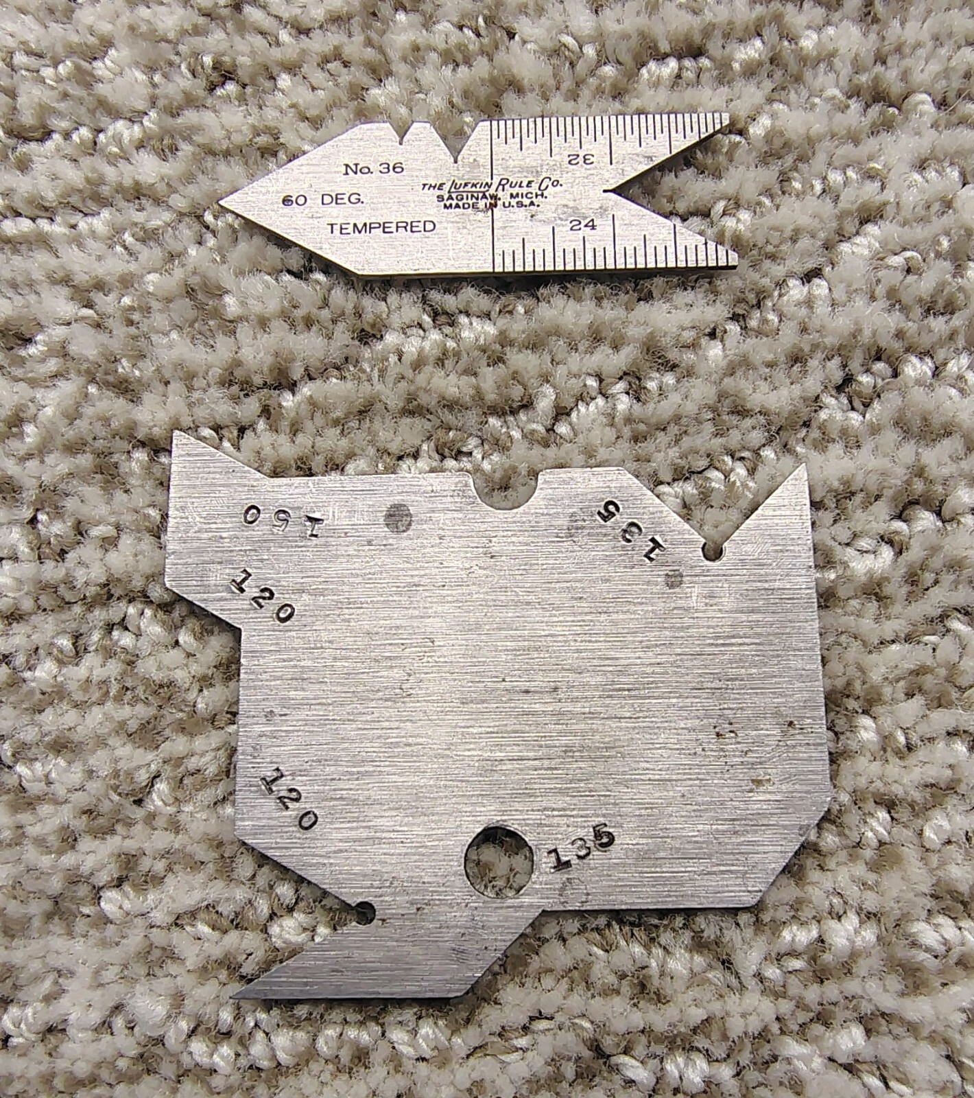 🗽 LUFKIN THREAD GAGE AND TOOLMAKER BUILT ANGLE GAGE