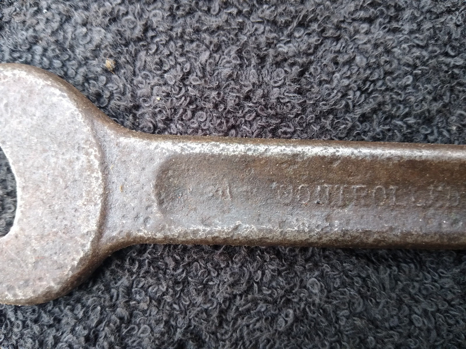 Controlled Steel 5/8″ X 3/4″ Open End Wrench Drop Forged USA Vintage