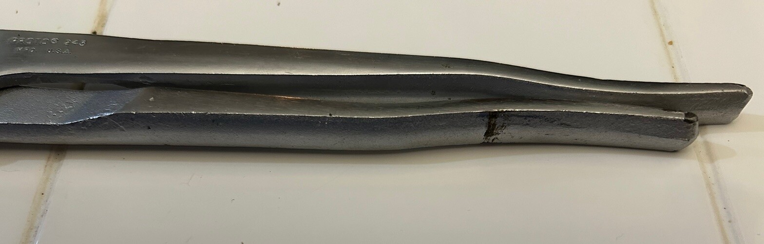 PROTO TOOLS #243 TONGUE AND GROOVE SLIP JOINT PLIERS- VINTAGE