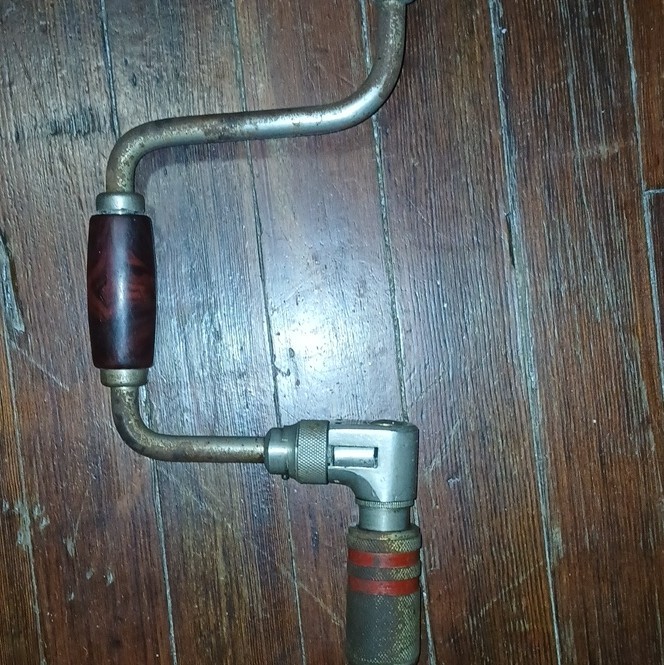Vintage Craftsman 10-BB Ratcheting Hand Bit Brace Drill Hand Auger 14.5” USA￼