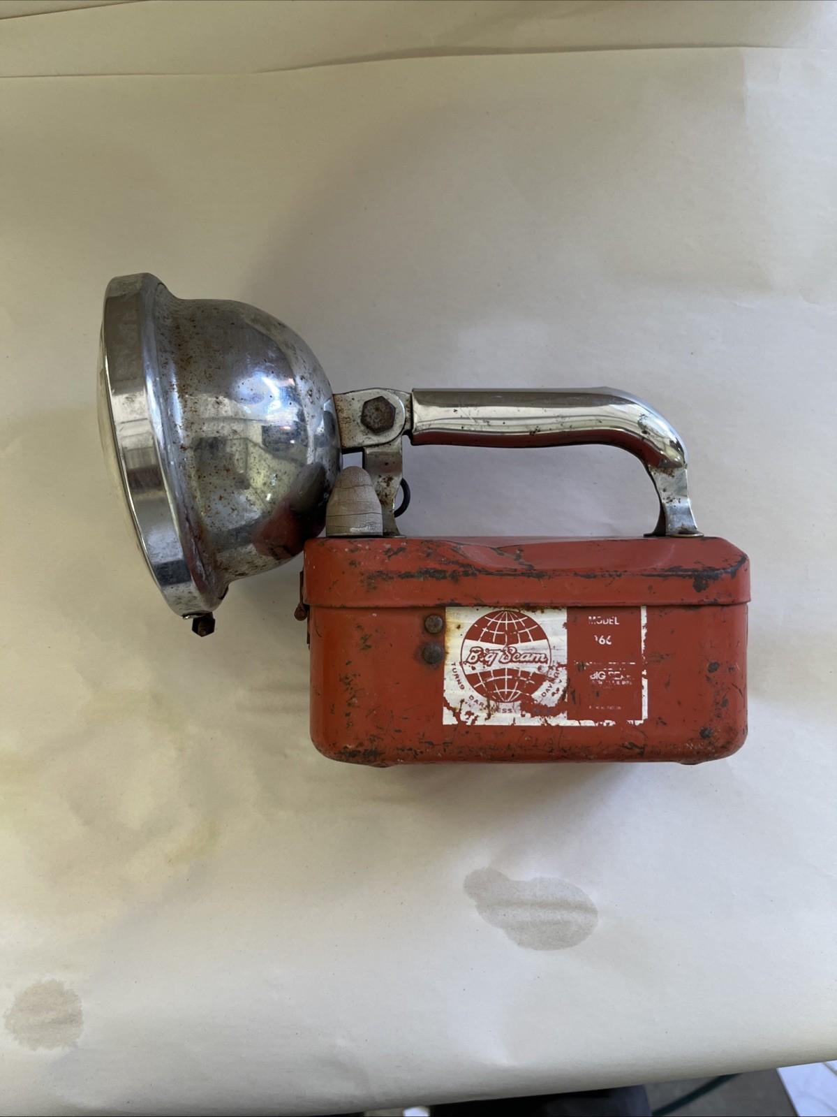 Vintage Teledyne Big Beam Flashlight Model 166