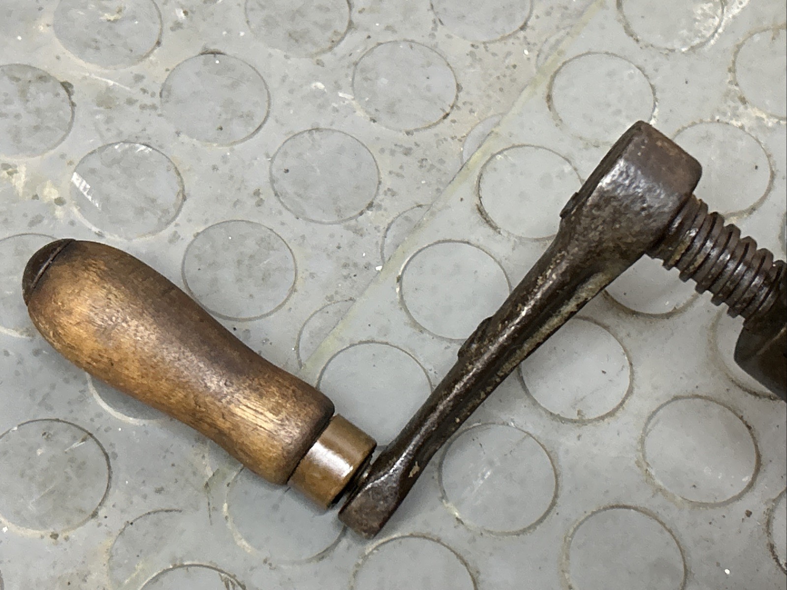 Rare Vintage Clamp!! Tatum Patented Oct. 11, 1892!!
