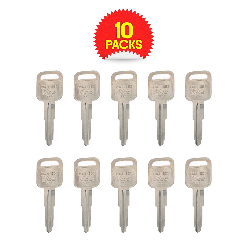B53, X143 Key Blank Nickel