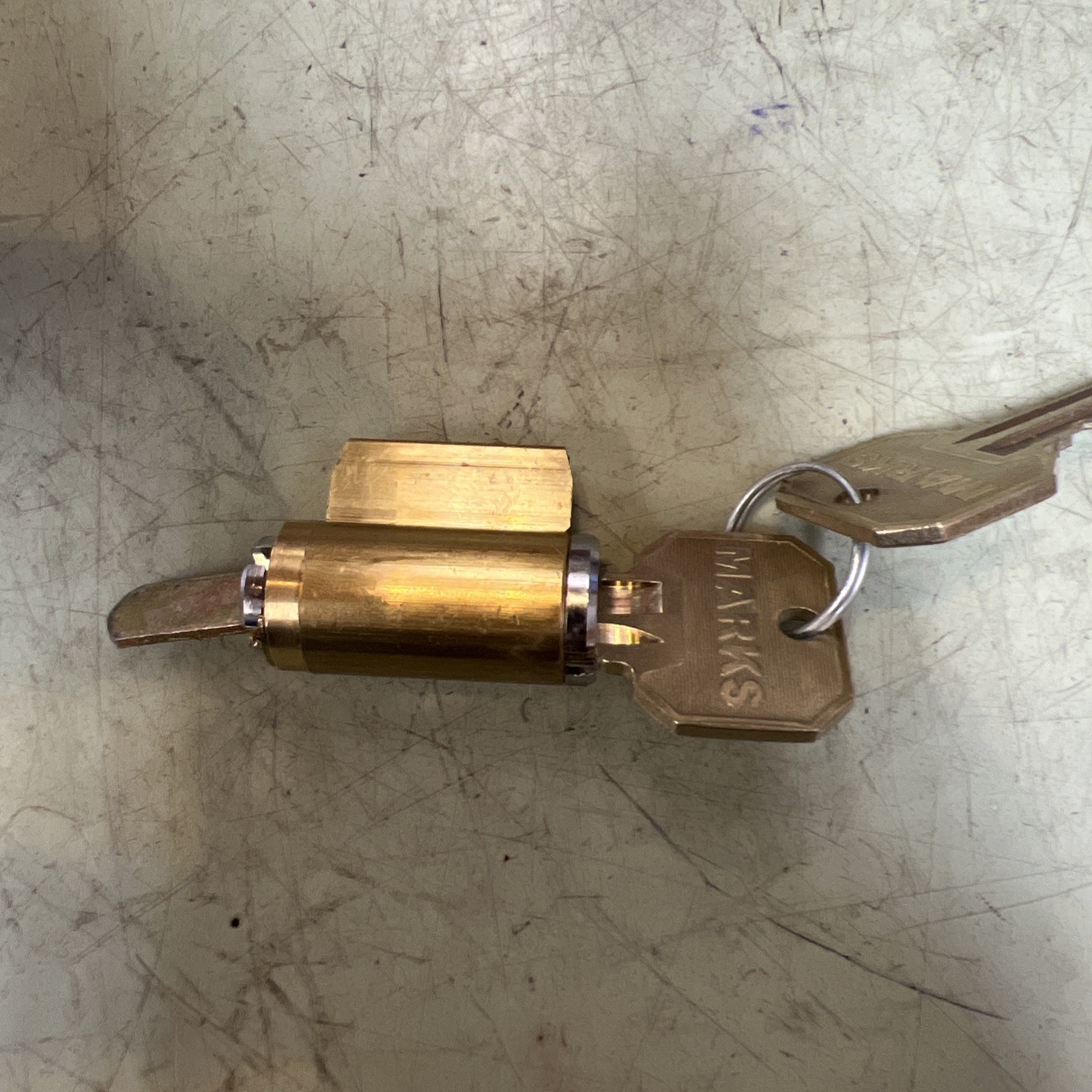 Marks Kik Cylinder For Trilogy Alarm Lock With Two Keys Locksport