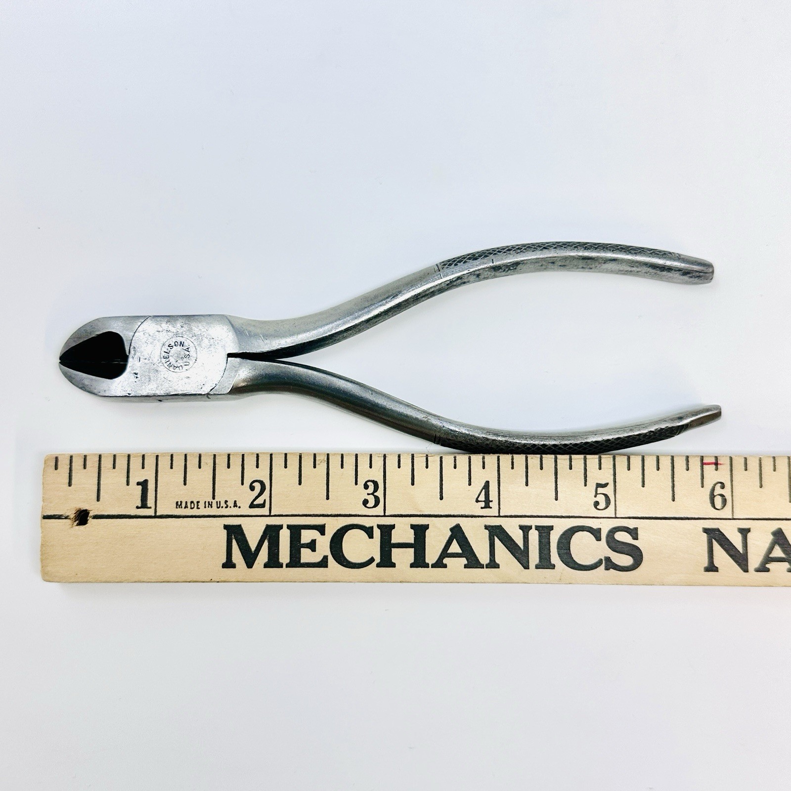 Early J.P. Danielson Co. 6″ Diagonal Cutters Snips w/ Diamond Handles CLEAN VGUC