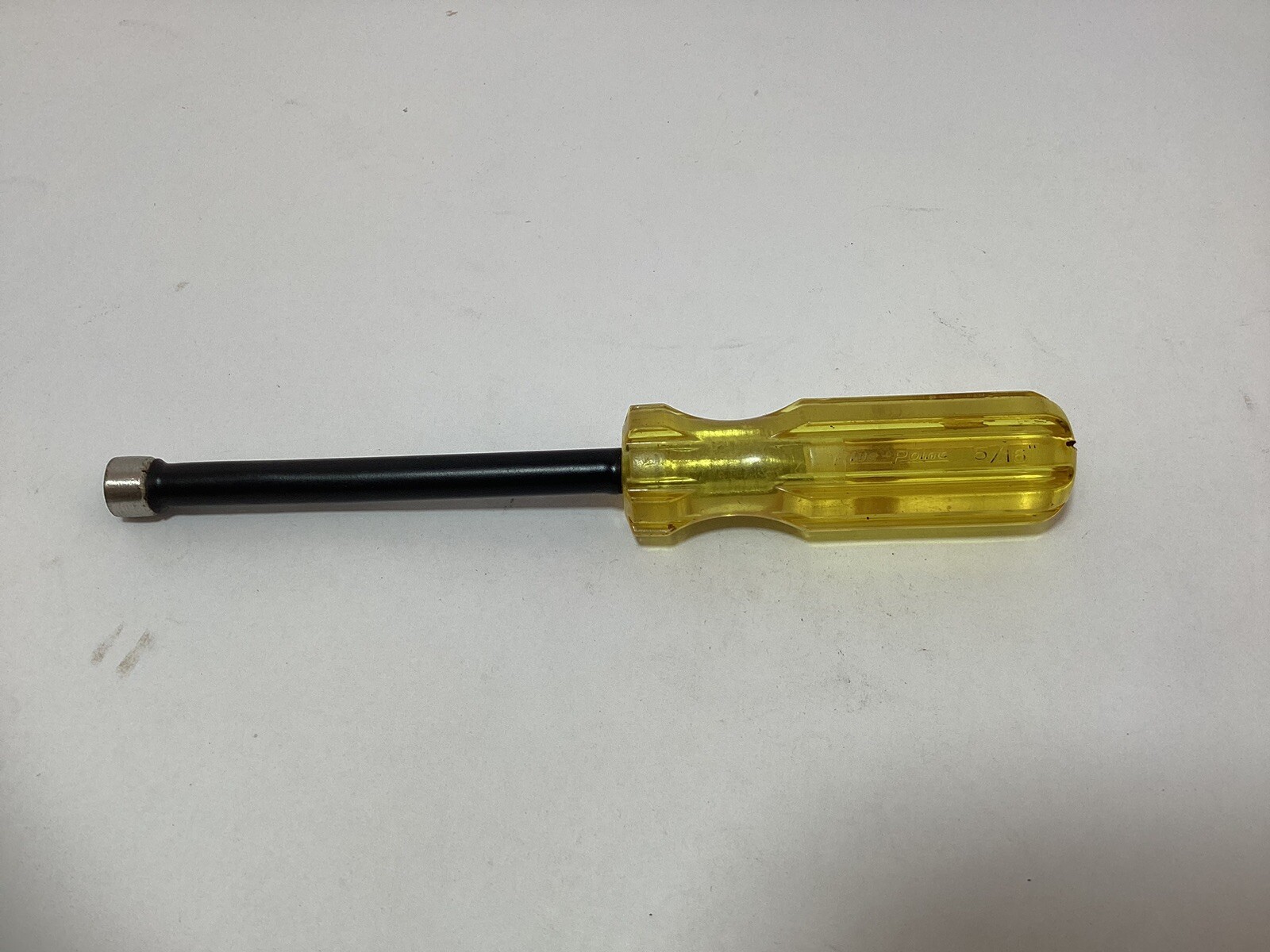 Vintage Blue Point 5/16 Hex Driver Yellow Handle