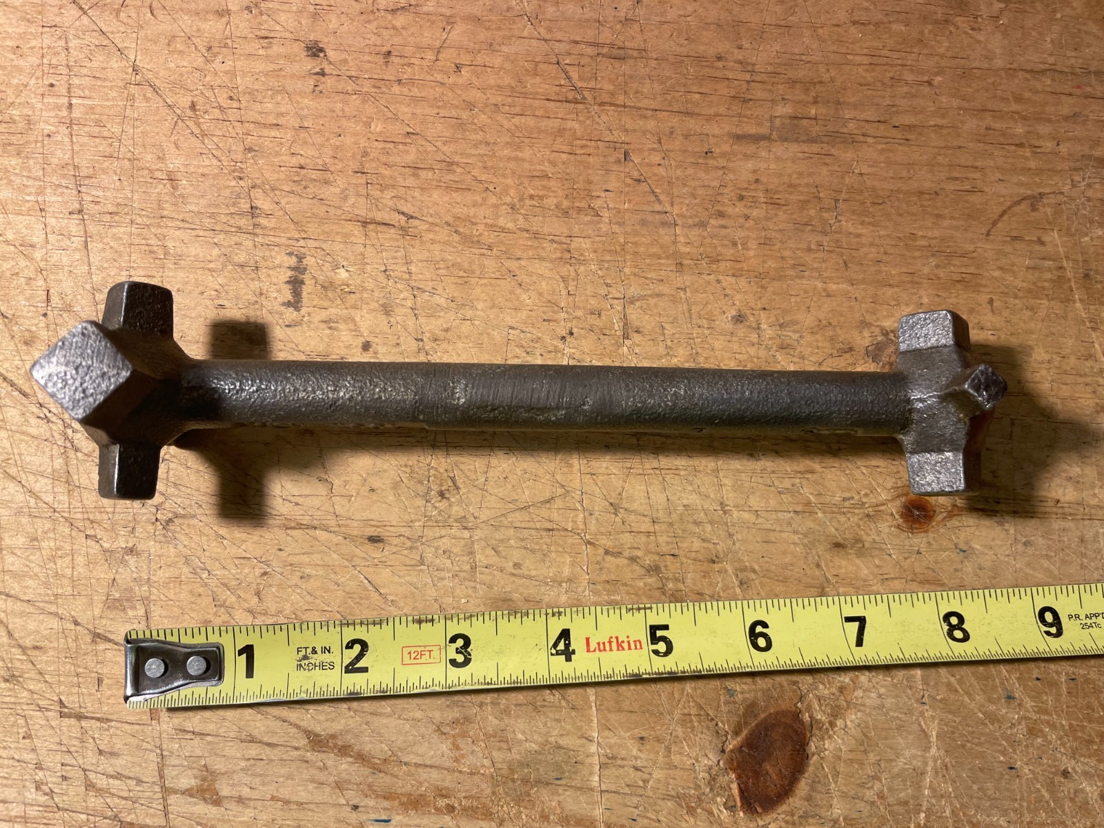 Vintage Ken Tool Drain Plug Wrench Square Multi Tool Pan Wrench USA G17