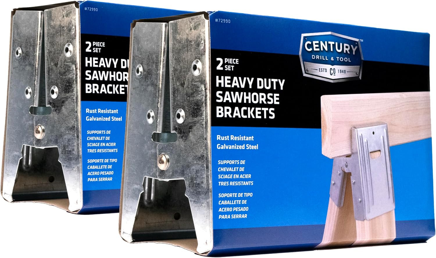72994 Saw Horse Brackets, Set of 4, Rust Resistant